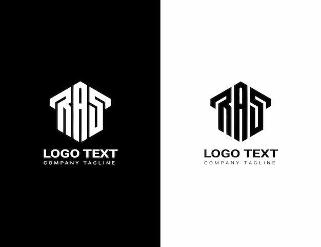 Logotipo tipográfico RAS