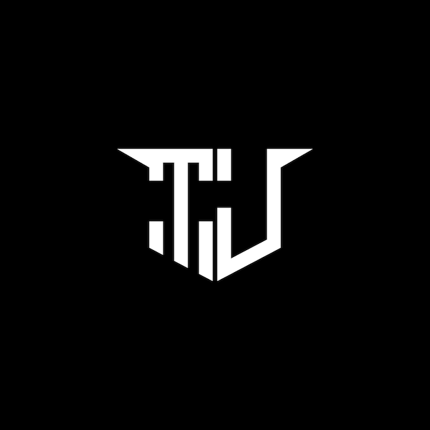El logotipo de TJ Modern Construction con diseño simétrico