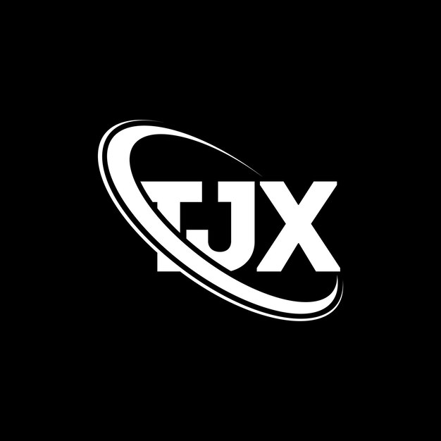 Logotipo TJX TJX letra TJX carta diseño de logotipo Iniciales TJX logotipo vinculado con círculo y mayúscula logotipo monograma TJX tipografía para negocios de tecnología y marca inmobiliaria