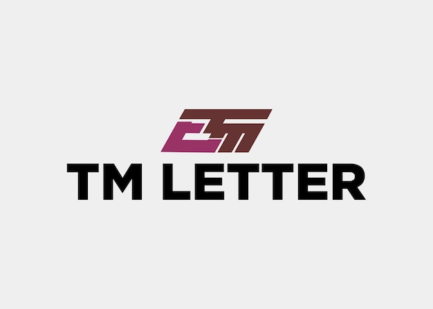 logotipo tm letra nombre de la empresa