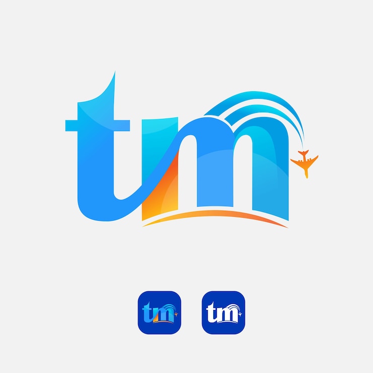 Vector logotipo de tm logotipo de aire