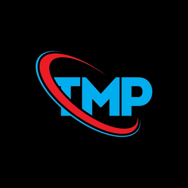 Logotipo TMP TMP letra TMP letra diseño logotipo iniciales TMP logotipo vinculado con círculo y mayúscula monograma logotipo TMP tipografía para negocios de tecnología y marca inmobiliaria