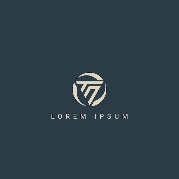 El logotipo TN y el logotipo NT basados en iniciales creativas mínimas La letra TN NT es un monograma elegante creativo