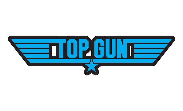 Vector el logotipo de top gun