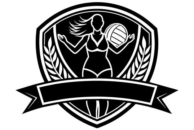 El logotipo del torneo de voleibol femenino