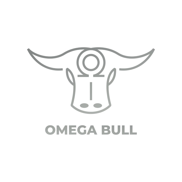 Logotipo de toro omega