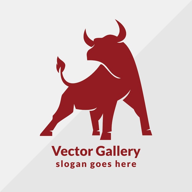 Vector el logotipo del toro rojo