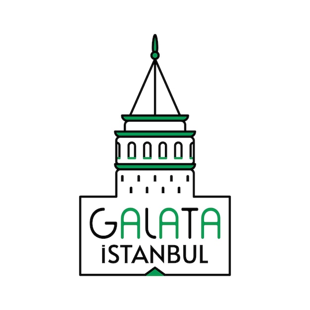 Logotipo de la torre de gálata