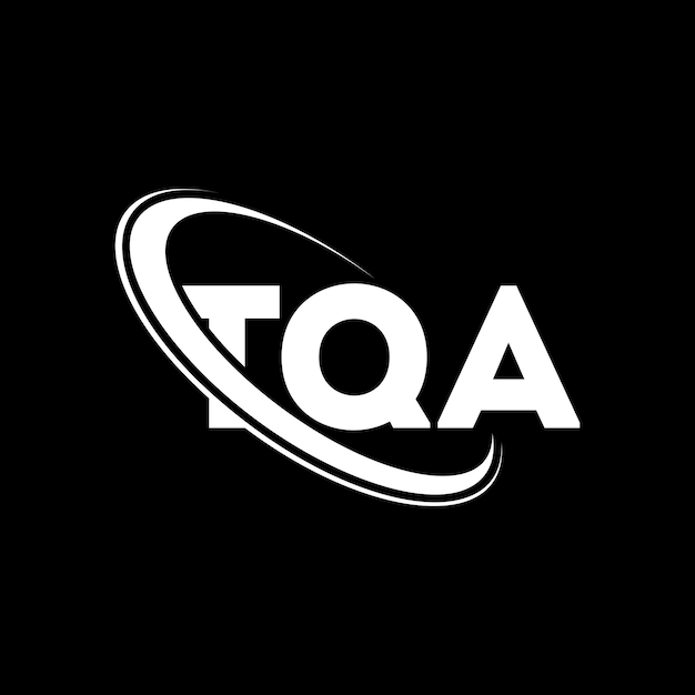 Logotipo de TQA TQA letra TQA diseño de logotipo de letra Iniciales TQA logotipo vinculado con círculo y mayúscula monograma logotipo TQA tipografía para negocios de tecnología y marca inmobiliaria