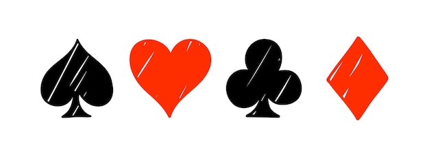 El logotipo del traje de la tarjeta Doodle, el icono del signo, el símbolo dibujado a mano, la ilustración vectorial