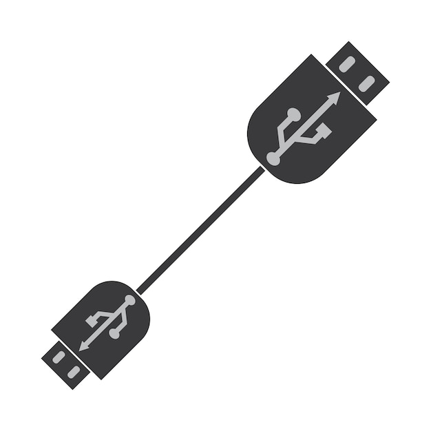 Logotipo de transferencia de datos USB