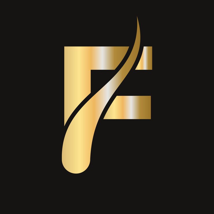 Vector logotipo de tratamiento capilar de la letra f diseño del logotipo de tratamento capilar