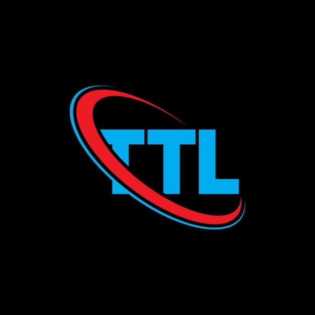 Logotipo TTL letra TTL diseño de logotipo de letra TTL iniciales logotipo TTL vinculado con círculo y monograma en mayúsculas logotipo TT L tipografía para negocios tecnológicos y marca inmobiliaria