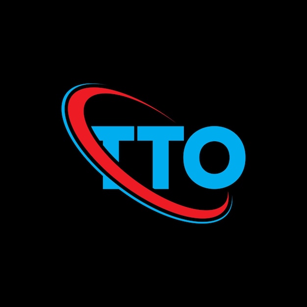 Logotipo TTO TTO letra TTO letra diseño logotipo Iniciales TTO logotipo vinculado con círculo y mayúscula monograma logotipo TTO tipografía para negocios de tecnología y marca inmobiliaria