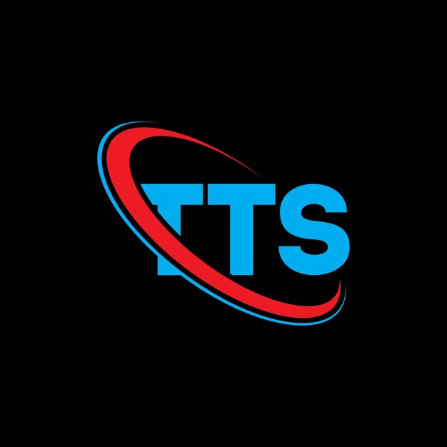 Logotipo TTS TTS letra TTS letra diseño logotipo Iniciales TTS logotipo vinculado con círculo y mayúscula monograma logotipo TTS tipografía para negocios de tecnología y marca inmobiliaria