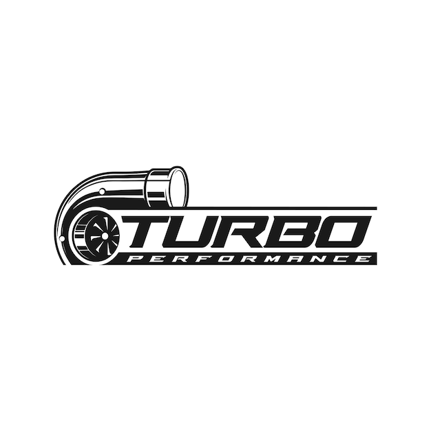 Logotipo Turbo Performance Diseños de automóviles Vector Inspiración del logotipo