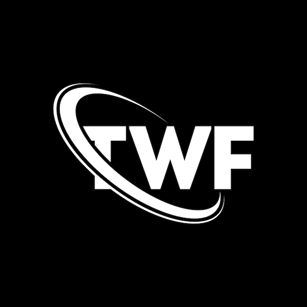 Logotipo de TWF TWF letra TWF diseño de logotipo de letra Iniciales TWF logotipo vinculado con círculo y mayúscula logotipo de monograma TWF tipografía para negocios de tecnología y marca inmobiliaria