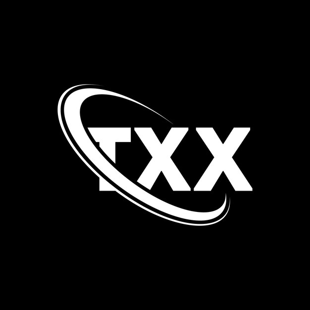 Logotipo TXX TXX letra TXX letra diseño de logotipo Iniciales TXX logotipo vinculado con círculo y mayúscula monograma logotipo TXX tipografía para negocios de tecnología y marca inmobiliaria