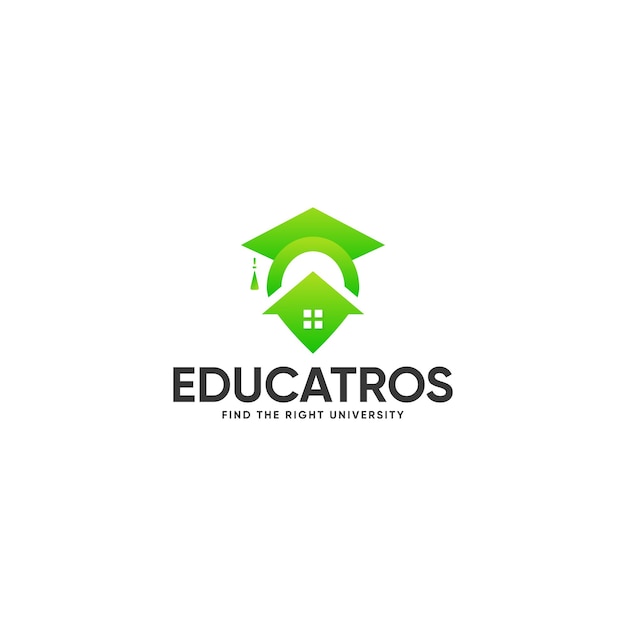 Logotipo de ubicación de educación