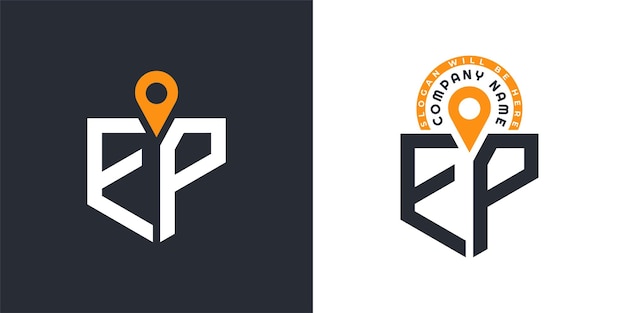El logotipo de la ubicación del EP, el paquete de letras del EP, los íconos de doble vector para el reclutamiento y la navegación.
