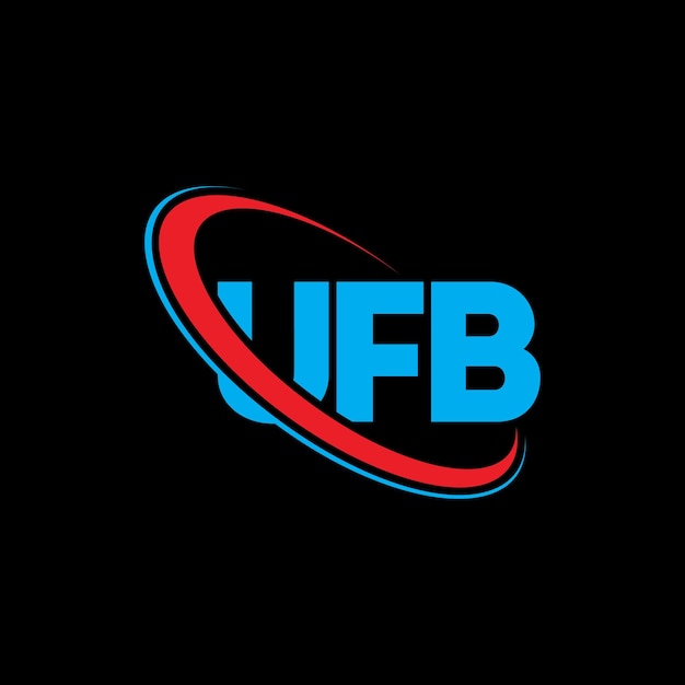 Logotipo UFB letra UFB letra diseño de logotipo Iniciales logotipo UFB vinculado con círculo y mayúscula logotipo monograma UFB tipografía para negocios de tecnología y marca inmobiliaria