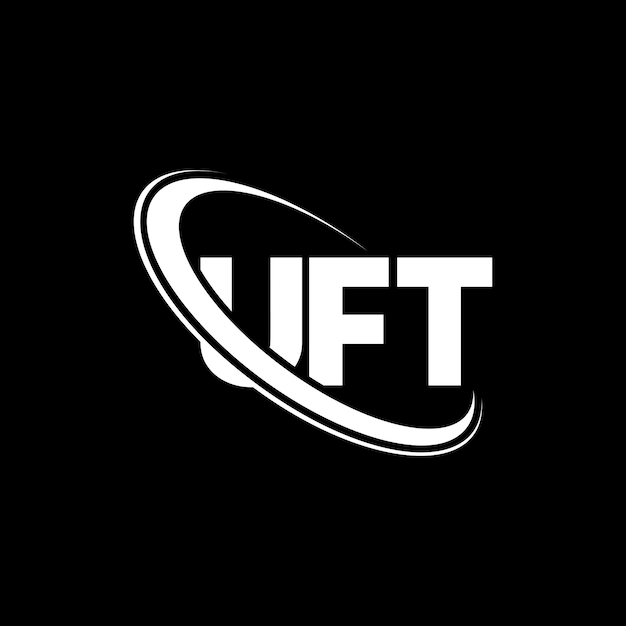 Logotipo UFT UFT letra UFT diseño de logotipo de letra Iniciales UFT logotipo vinculado con círculo y mayúscula logotipo monograma UFT tipografía para negocios tecnológicos y marca inmobiliaria