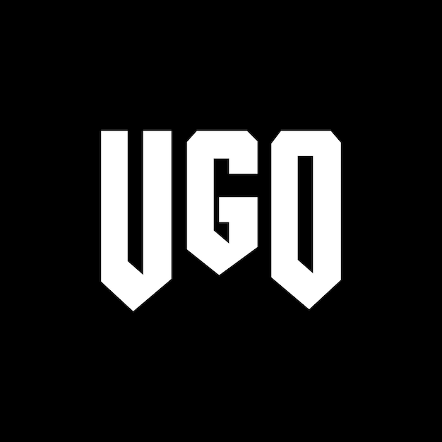 El logotipo de UGO es una combinación de colores en blanco y negro, el logotipo UGO es un vector, el icono UGO es el alfabeto UGO es la tipografía.