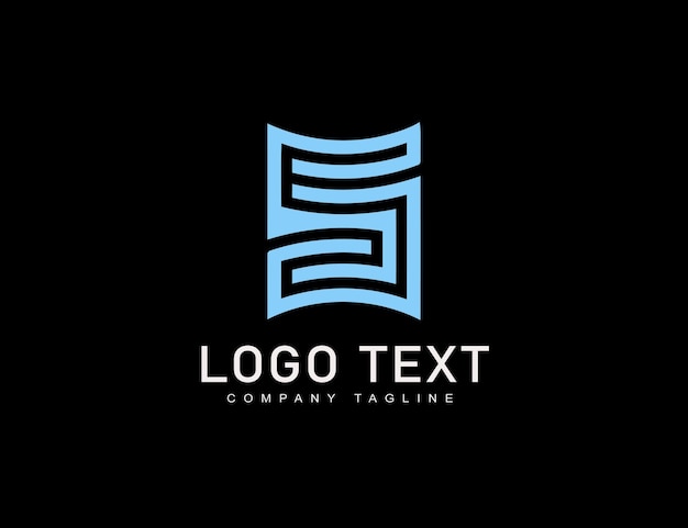 Logotipo único basado en texto