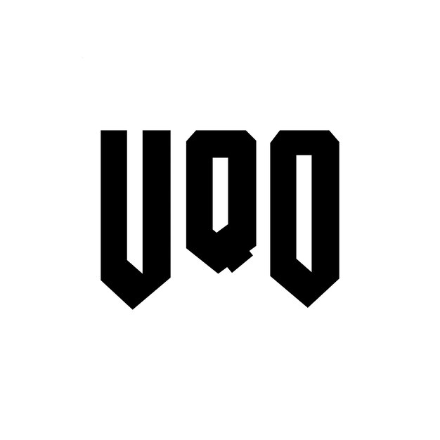 El logotipo de UQO es una combinación de colores en blanco y negro, un vector UQO, un icono UQO y una tipografía UQO.