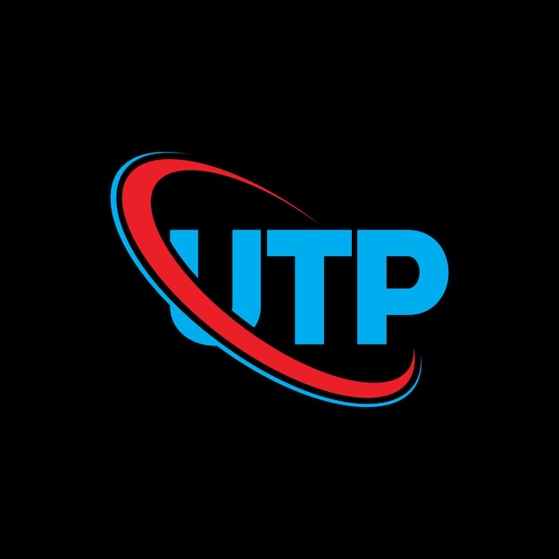 Logotipo UTP: diseño de logotipo de letra UTP: iniciales UTP: logotipo vinculado con círculo y monograma en mayúsculas UTP: tipografía para empresas tecnológicas y marcas inmobiliarias