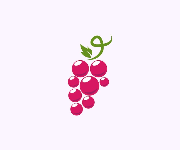 Logotipo de uvas