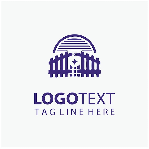 El logotipo de la valla