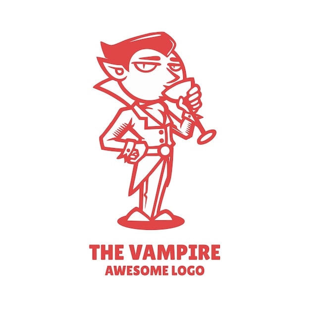 El logotipo de vampiro