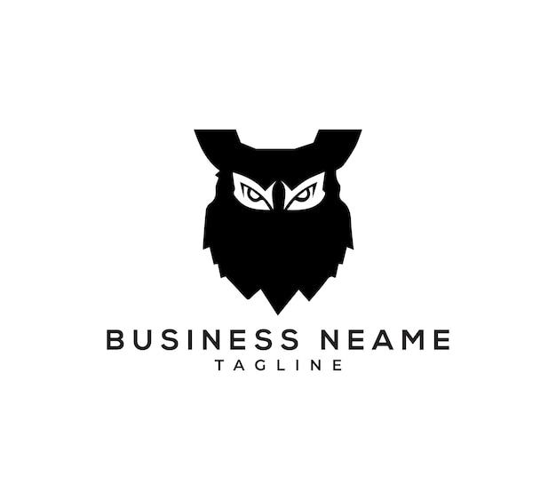 El logotipo del vector búho