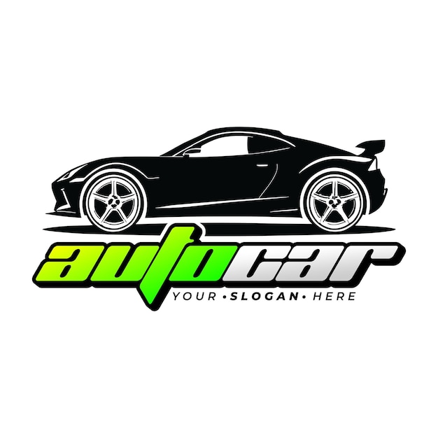 El logotipo de Vector Car Drive Your Dreams Moderno