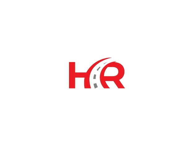 El logotipo del vector de carretera HR