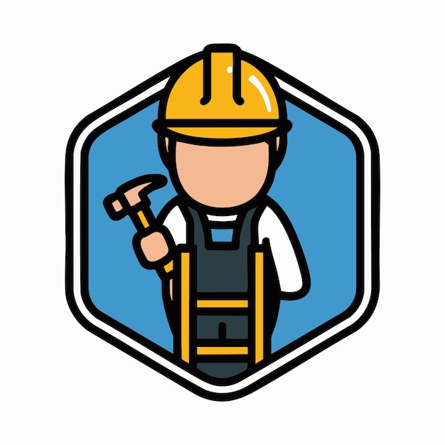 Logotipo del vector de construcción