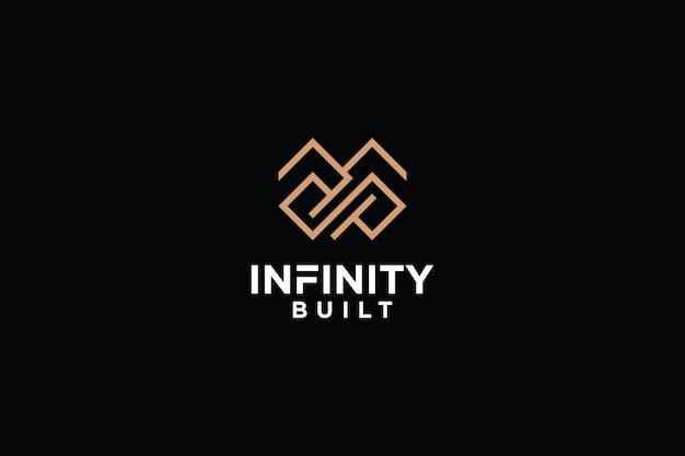 Logotipo y vector del constructor infinito