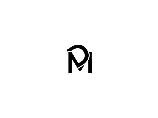 El logotipo del vector DM MD