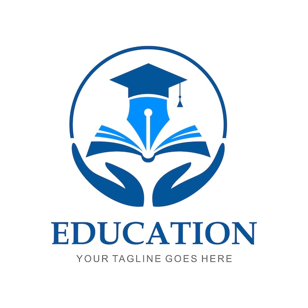 El logotipo del vector de la educación