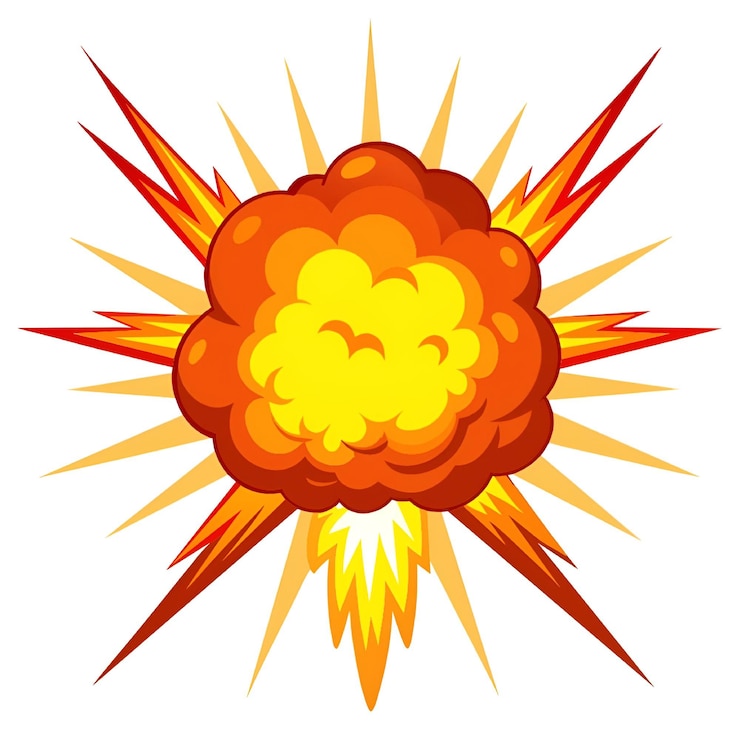 Vector el logotipo del vector de explosión