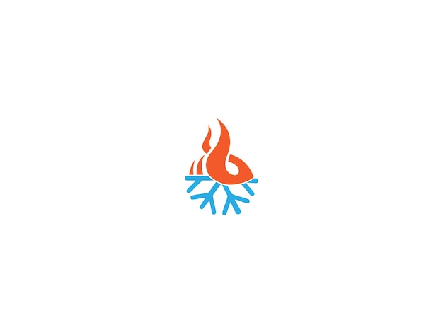 El logotipo del vector HVAC