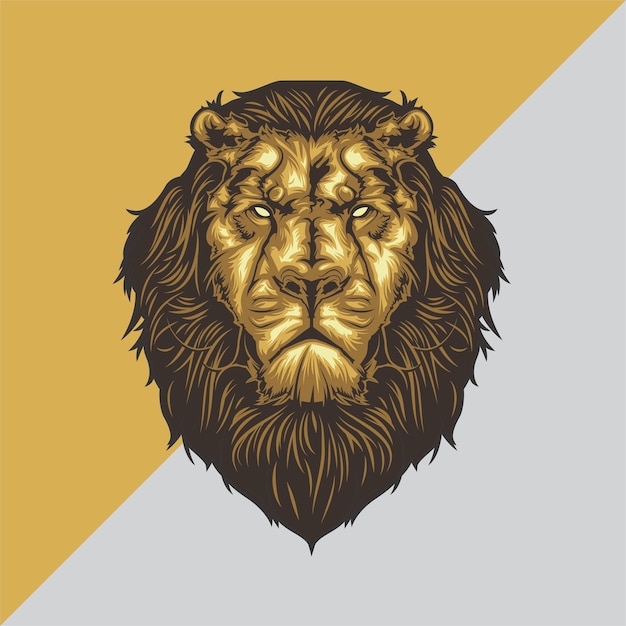 LOGOTIPO DEL VECTOR DEL ICONO DEL LEÓN
