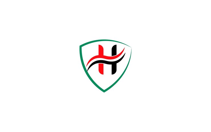 Logotipo del vector de la letra H