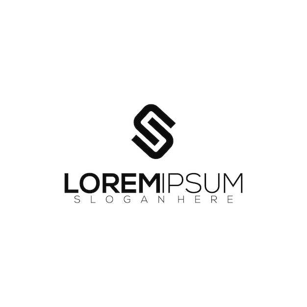 logotipo del vector de letra inicial en color completo
