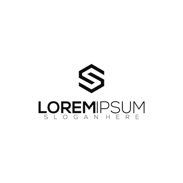 logotipo del vector de letra inicial en color completo
