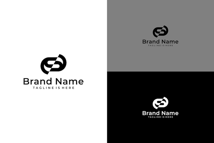 Vector logotipo de vector de letra s de círculo abstracto
