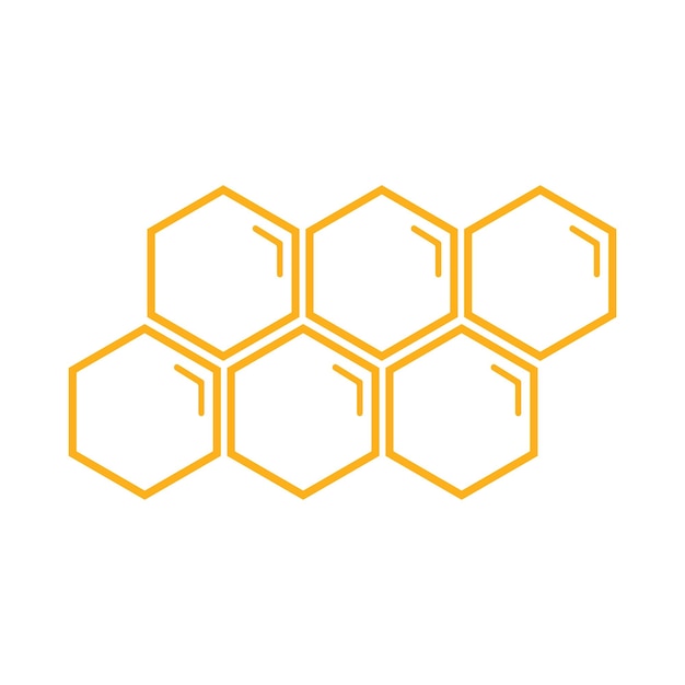 Logotipo y vector de miel