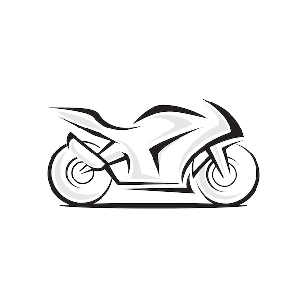 Logotipo de vector de motocicleta