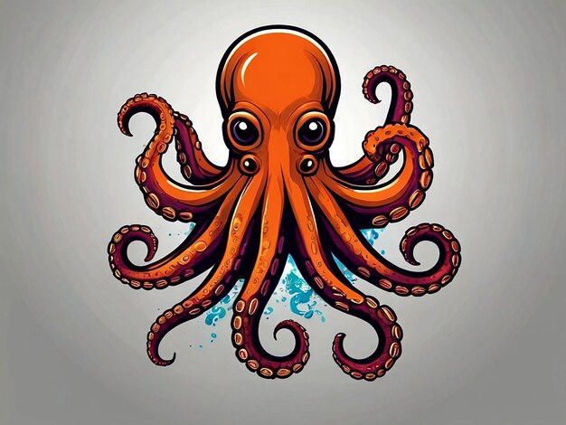 Vector el logotipo de vector octopus aislado